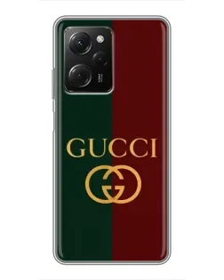 Чохол для Xiaomi POCO X5 Pro (5G) з картинкою «Gucci — темно-зелений градієнт»