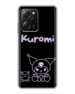 Чохол для Xiaomi POCO X5 Pro (5G) з картинкою «Kuromi — чорний мінімалізм» Чохол для Xiaomi POCO X5 Pro (5G) з картинкою «Kuromi — чорний мінімалізм»