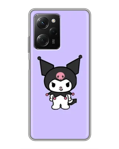 Чехол для Xiaomi POCO X5 Pro (5G) с картинкой «Kuromi — нежный фиолетовый»