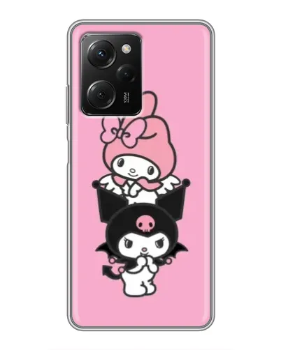 Чехол для Xiaomi POCO X5 Pro (5G) с картинкой «My Melody и Kuromi»