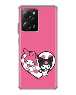 Чехол для Xiaomi POCO X5 Pro (5G) с картинкой «Kuromi и My Melody» Чехол для Xiaomi POCO X5 Pro (5G) с картинкой «Kuromi и My Melody»