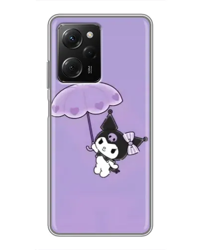 Чехол для Xiaomi POCO X5 Pro (5G) с картинкой «Kuromi с зонтиком»