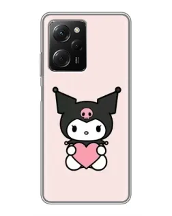 Чехол для Xiaomi POCO X5 Pro (5G) с картинкой «Kuromi и сердце» Чехол для Xiaomi POCO X5 Pro (5G) с картинкой «Kuromi и сердце»