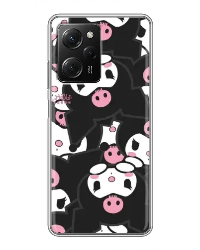 Чехол для Xiaomi POCO X5 Pro (5G) с картинкой «Паттерн голов Куроми»