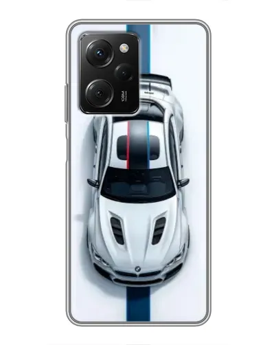 Чехол для Xiaomi POCO X5 Pro (5G) с картинкой «Вид сверху — BMW M»
