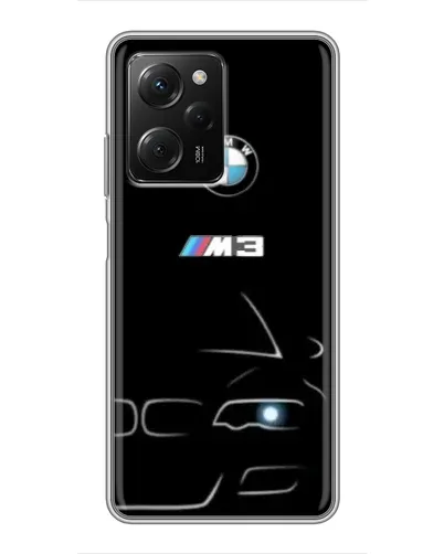 Чехол для Xiaomi POCO X5 Pro (5G) с картинкой «Минималистичный принт BMW M3»