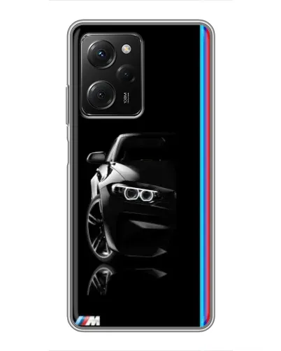 Чехол для Xiaomi POCO X5 Pro (5G) с картинкой «Силуэт BMW в темноте»
