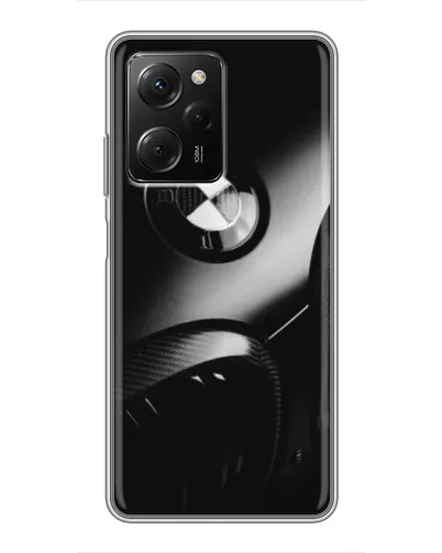 Чехол для Xiaomi POCO X5 Pro (5G) с картинкой «Эмблема BMW — макро»