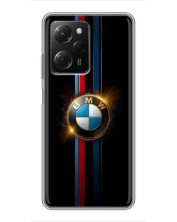 Чехол для Xiaomi POCO X5 Pro (5G) с картинкой «BMW M-Power неон»