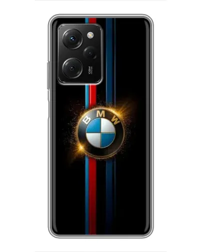 Чехол для Xiaomi POCO X5 Pro (5G) с картинкой «BMW M-Power неон»