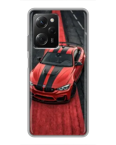 Чехол для Xiaomi POCO X5 Pro (5G) с картинкой «BMW на красной дорожке»
