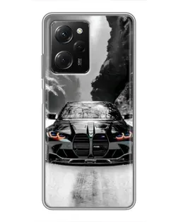 Чохол для Xiaomi POCO X5 Pro (5G) з картинкою «BMW — акварельний дрифт»
