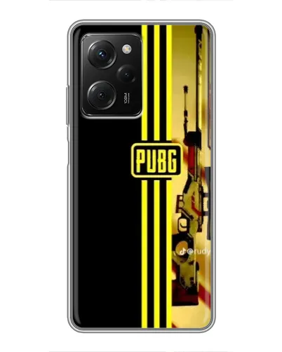 Чехол для Xiaomi POCO X5 Pro (5G) с картинкой «PUBG — камуфляжный шлем»