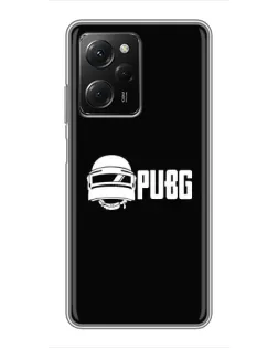 Чехол для Xiaomi POCO X5 Pro (5G) с картинкой «PUBG — классический лого»
