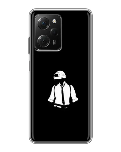 Чехол для Xiaomi POCO X5 Pro (5G) с картинкой «PUBG — белый шлем»