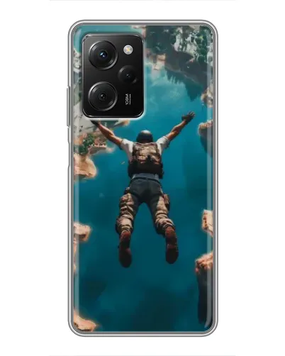 Чехол для Xiaomi POCO X5 Pro (5G) с картинкой «PUBG — свободное падение»