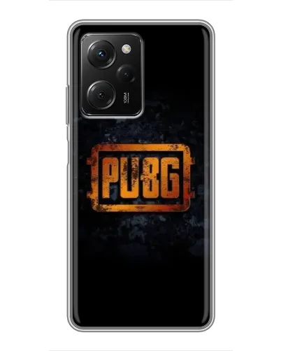 Чехол для Xiaomi POCO X5 Pro (5G) с картинкой «PUBG — золотой логотип»