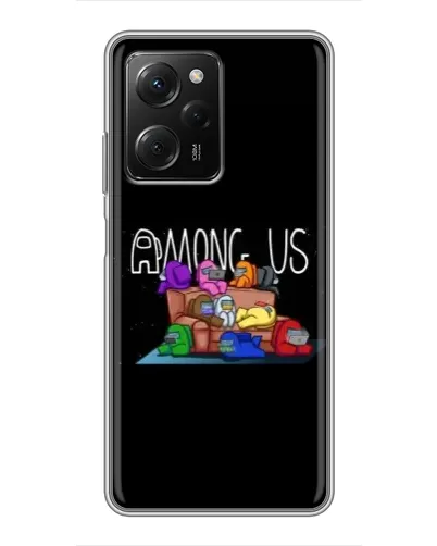 Чехол для Xiaomi POCO X5 Pro (5G) с картинкой «Логотип Among Us» Чехол для Xiaomi POCO X5 Pro (5G) с картинкой «Логотип Among Us»