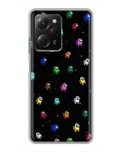 Чохол для Xiaomi POCO X5 Pro (5G) з картинкою «Екіпаж Among Us»