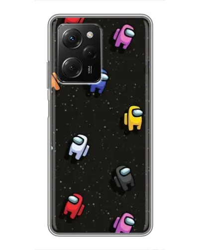 Чехол для Xiaomi POCO X5 Pro (5G) с картинкой «Космический паттерн Among Us» Чехол для Xiaomi POCO X5 Pro (5G) с картинкой «Космический паттерн Among Us»