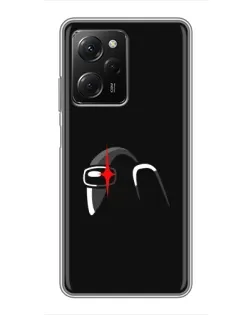 Чохол для Xiaomi POCO X5 Pro (5G) з картинкою «Among Us шолом»