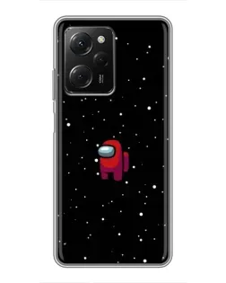 Чехол для Xiaomi POCO X5 Pro (5G) с картинкой «Красный Among Us»