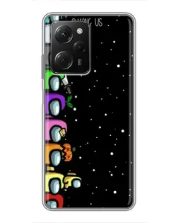 Чехол для Xiaomi POCO X5 Pro (5G) с картинкой «Команда Among Us»