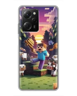 Чохол для Xiaomi POCO X5 Pro (5G) з картинкою «Стів на фермі» Чохол для Xiaomi POCO X5 Pro (5G) з картинкою «Стів на фермі»