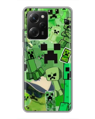 Чехол для Xiaomi POCO X5 Pro (5G) с картинкой «Криперы Minecraft» Чехол для Xiaomi POCO X5 Pro (5G) с картинкой «Криперы Minecraft»
