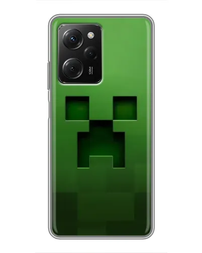 Чехол для Xiaomi POCO X5 Pro (5G) с картинкой «Крипер микро-дизайн» Чехол для Xiaomi POCO X5 Pro (5G) с картинкой «Крипер микро-дизайн»