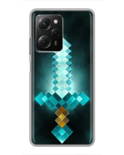 Чехол для Xiaomi POCO X5 Pro (5G) с картинкой «Алмазный меч неон» Чехол для Xiaomi POCO X5 Pro (5G) с картинкой «Алмазный меч неон»