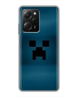 Чехол для Xiaomi POCO X5 Pro (5G) с картинкой «Крипер текстура»