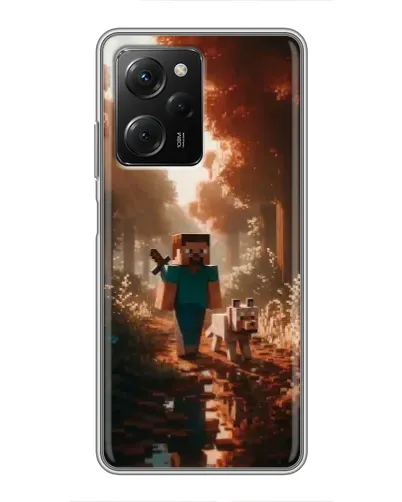 Чехол для Xiaomi POCO X5 Pro (5G) с картинкой «Стив в лесу» Чехол для Xiaomi POCO X5 Pro (5G) с картинкой «Стив в лесу»