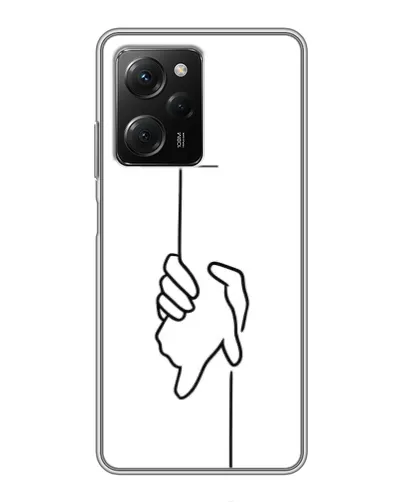 Чехол для Xiaomi POCO X5 Pro (5G) с картинкой «Рука держит»