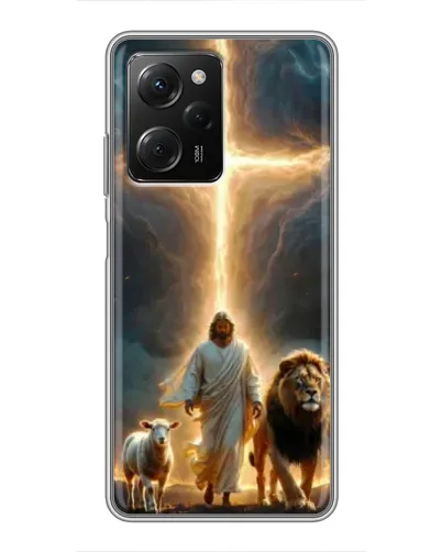Чехол для Xiaomi POCO X5 Pro (5G) с картинкой «Лев Иуды и Свет»