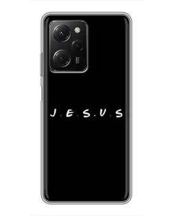 Чехол для Xiaomi POCO X5 Pro (5G) с картинкой «Точки веры J.E.S.U.S.»