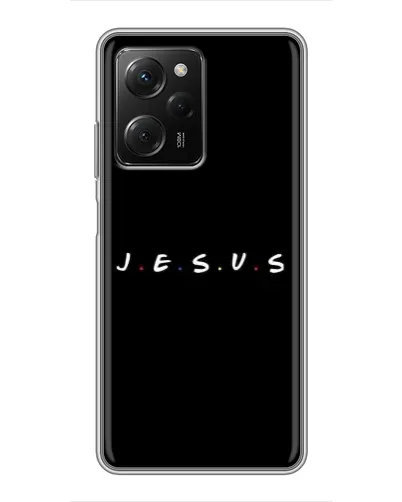 Чехол для Xiaomi POCO X5 Pro (5G) с картинкой «Точки веры J.E.S.U.S.»