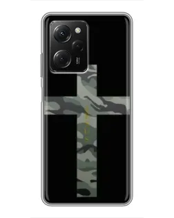 Чехол для Xiaomi POCO X5 Pro (5G) с картинкой «Милитари Крест»