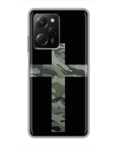 Чехол для Xiaomi POCO X5 Pro (5G) с картинкой «Милитари Крест»