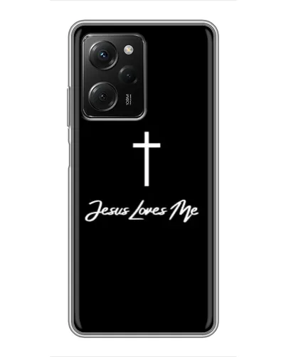 Чехол для Xiaomi POCO X5 Pro (5G) с картинкой «Иисус любит тебя»