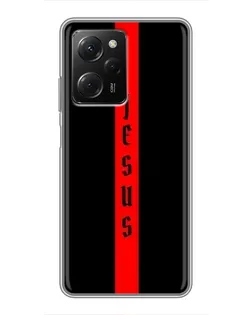 Чехол для Xiaomi POCO X5 Pro (5G) с картинкой «Красная линия веры»
