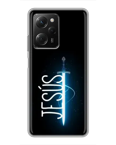 Чехол для Xiaomi POCO X5 Pro (5G) с картинкой «Меч Духа Jesus»