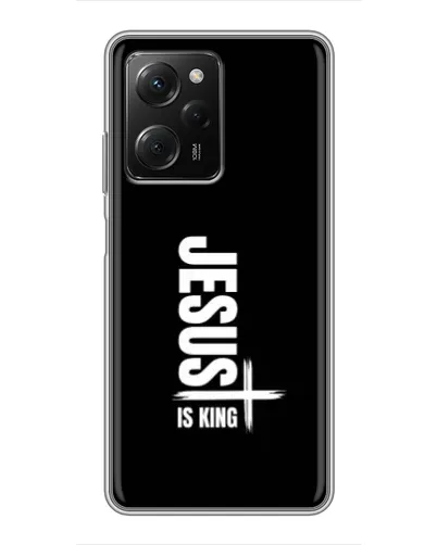 Чехол для Xiaomi POCO X5 Pro (5G) с картинкой «Вертикаль веры Jesus»