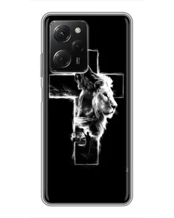 Чохол для Xiaomi POCO X5 Pro (5G) з картинкою «Сяючий хрест Jesus»