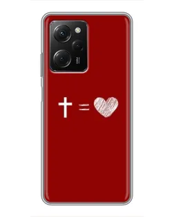 Чохол для Xiaomi POCO X5 Pro (5G) з картинкою «Рівняння любові»