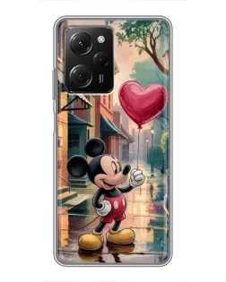 Чехол для Xiaomi POCO X5 Pro (5G) с картинкой «Микки и шарик-сердце» Чехол для Xiaomi POCO X5 Pro (5G) с картинкой «Микки и шарик-сердце»