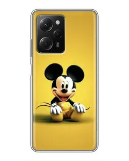 Чехол для Xiaomi POCO X5 Pro (5G) с картинкой «Микки на желтом»