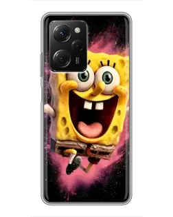 Чехол для Xiaomi POCO X5 Pro (5G) с картинкой «Взрывной Спанч Боб»
