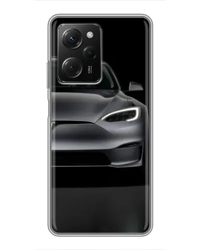 Чехол для Xiaomi POCO X5 Pro (5G) с картинкой «Tesla Model S Look»