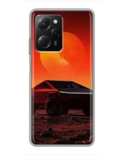 Чехол для Xiaomi POCO X5 Pro (5G) с картинкой «Cybertruck на Марсе» Чехол для Xiaomi POCO X5 Pro (5G) с картинкой «Cybertruck на Марсе»